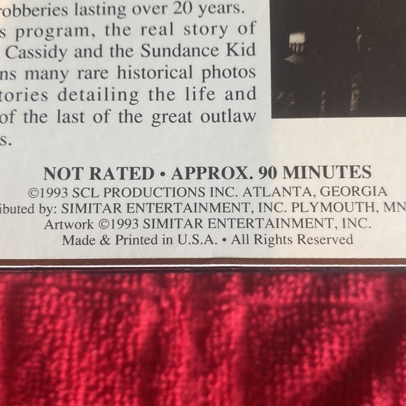 Butch Cassidy collectors edition two VHS tapes - Picture 4 of 4